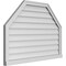 Ekena Millwork Octagonal Top Surface Mount PVC Gable Vent w/ 2"W x 2"P Brickmould Sill Frame, 42"W x 30"H GVPOT42X3003SN - alternate 5